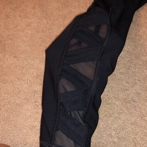 90 Degree Leggings with Mesh Sides